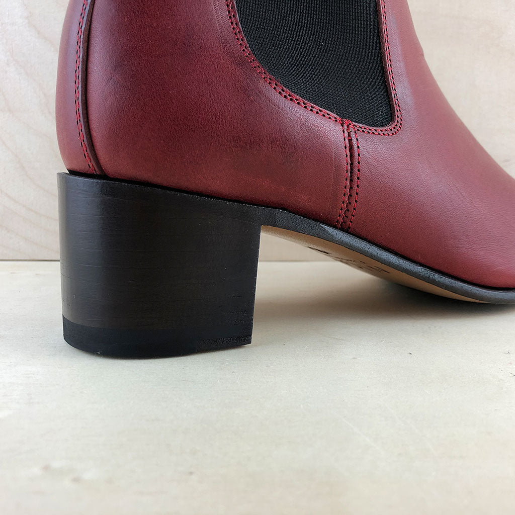 Chelsea Boots mit Blockabsatz
