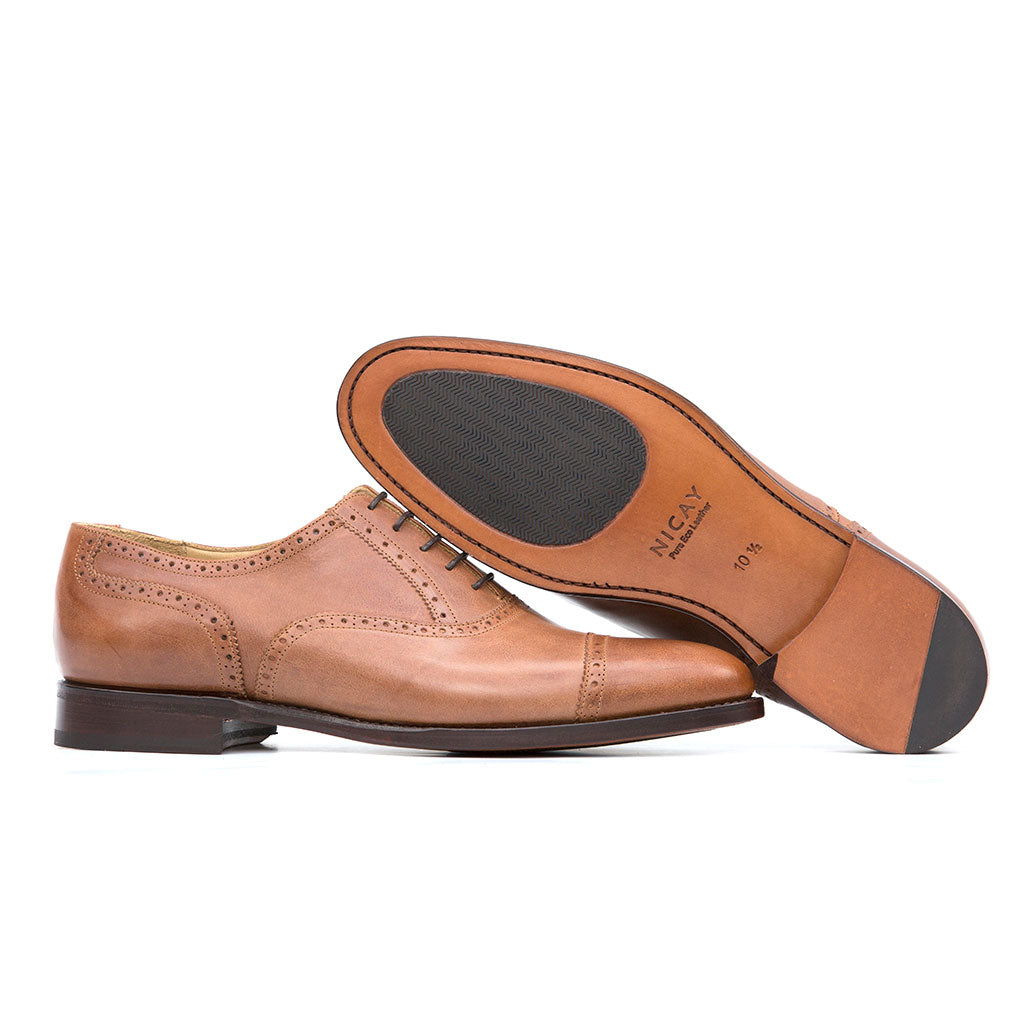 Rahmengenähter Half-Brogue (Semi-Brogue)