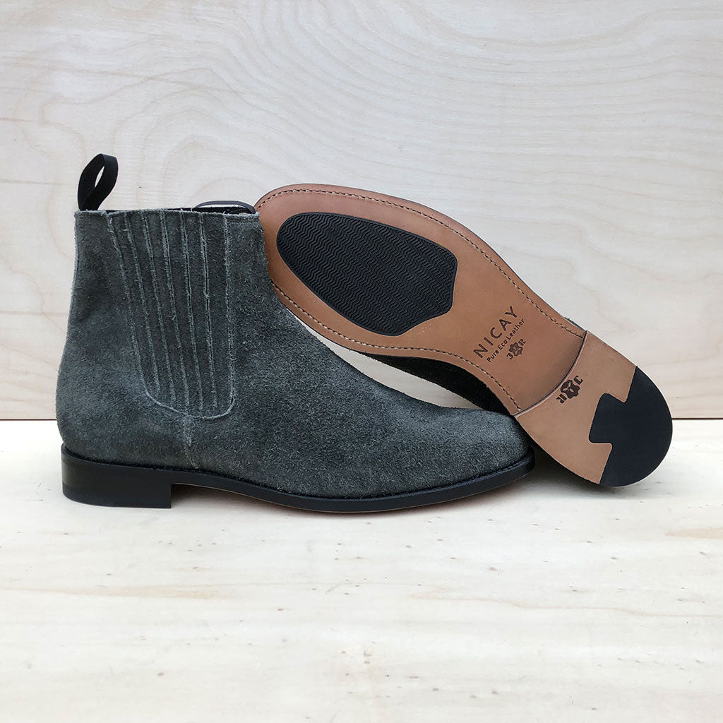 Rahmengenähte Boots Georges - Veloursleder