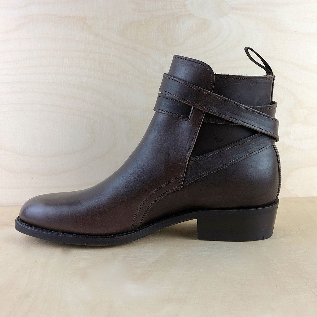 Jodphur-Stiefeletten pflanzlich gegerbtes Leder vom Consorzio Vera Pelle Italiana Conciata al Vegetale