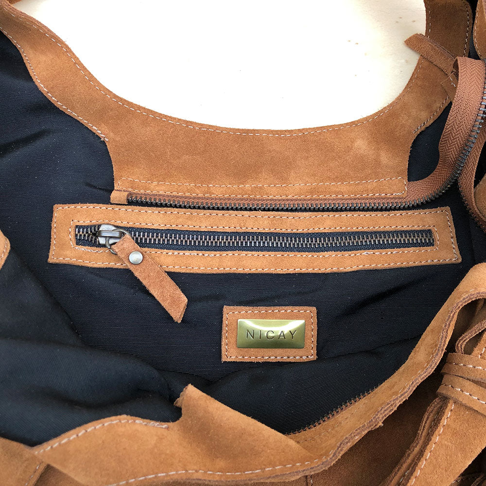 MEGHAN BAG - Veloursleder