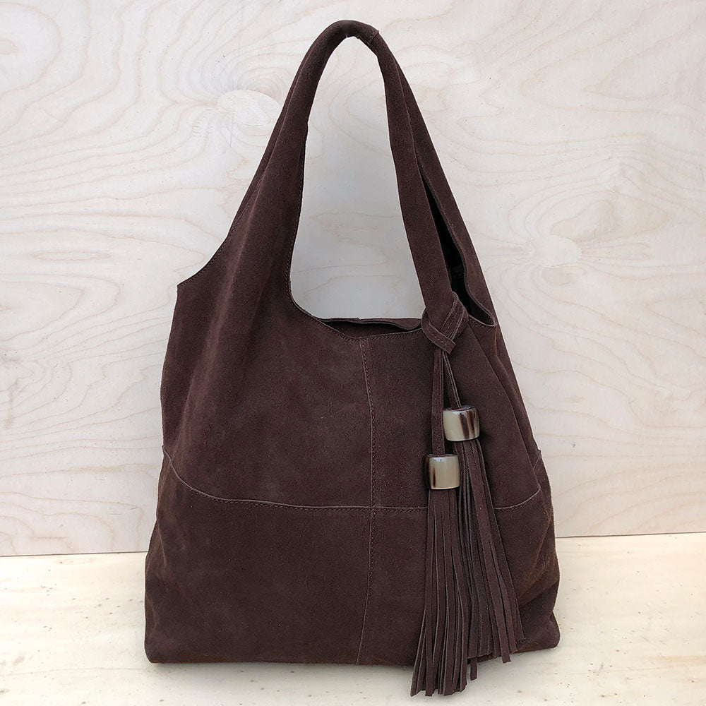 MEGHAN BAG - Veloursleder