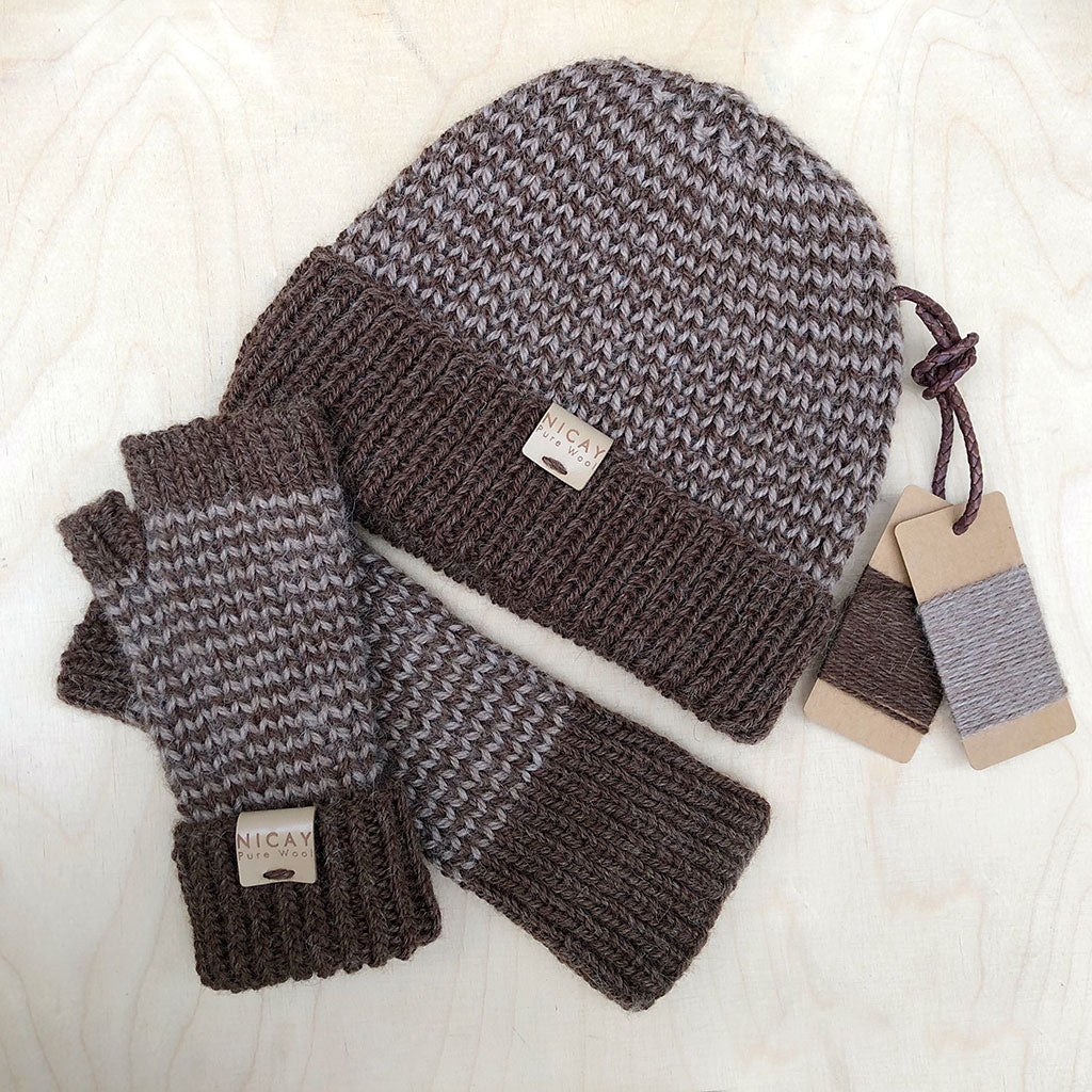 2 in 1: Beanie und Mütze FISHERMAN BICOLOR