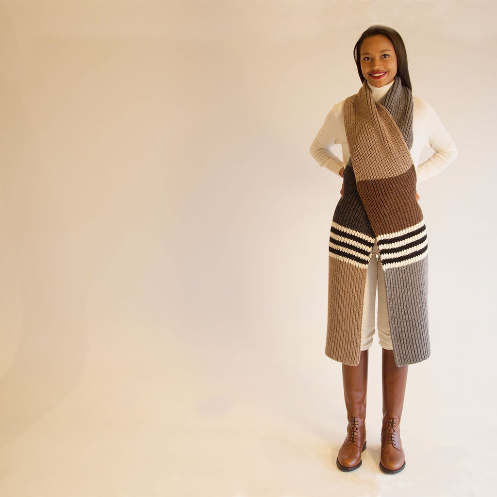 Unisex XXL Schal STRIPES