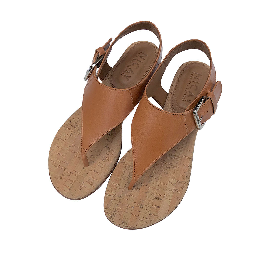 Sandalette PURE aus Glatteder