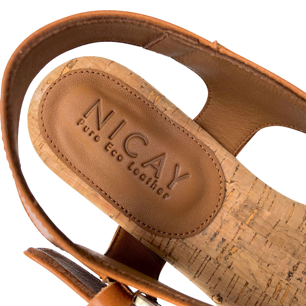 Sandalette PURE aus Glatteder