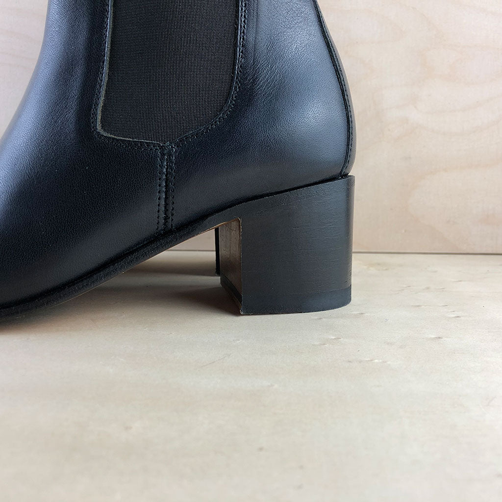 Chelsea Boots mit Blockabsatz