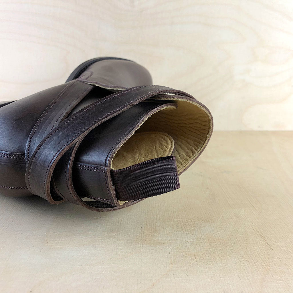 Jodphur-Stiefeletten pflanzlich gegerbtes Leder vom Consorzio Vera Pelle Italiana Conciata al Vegetale