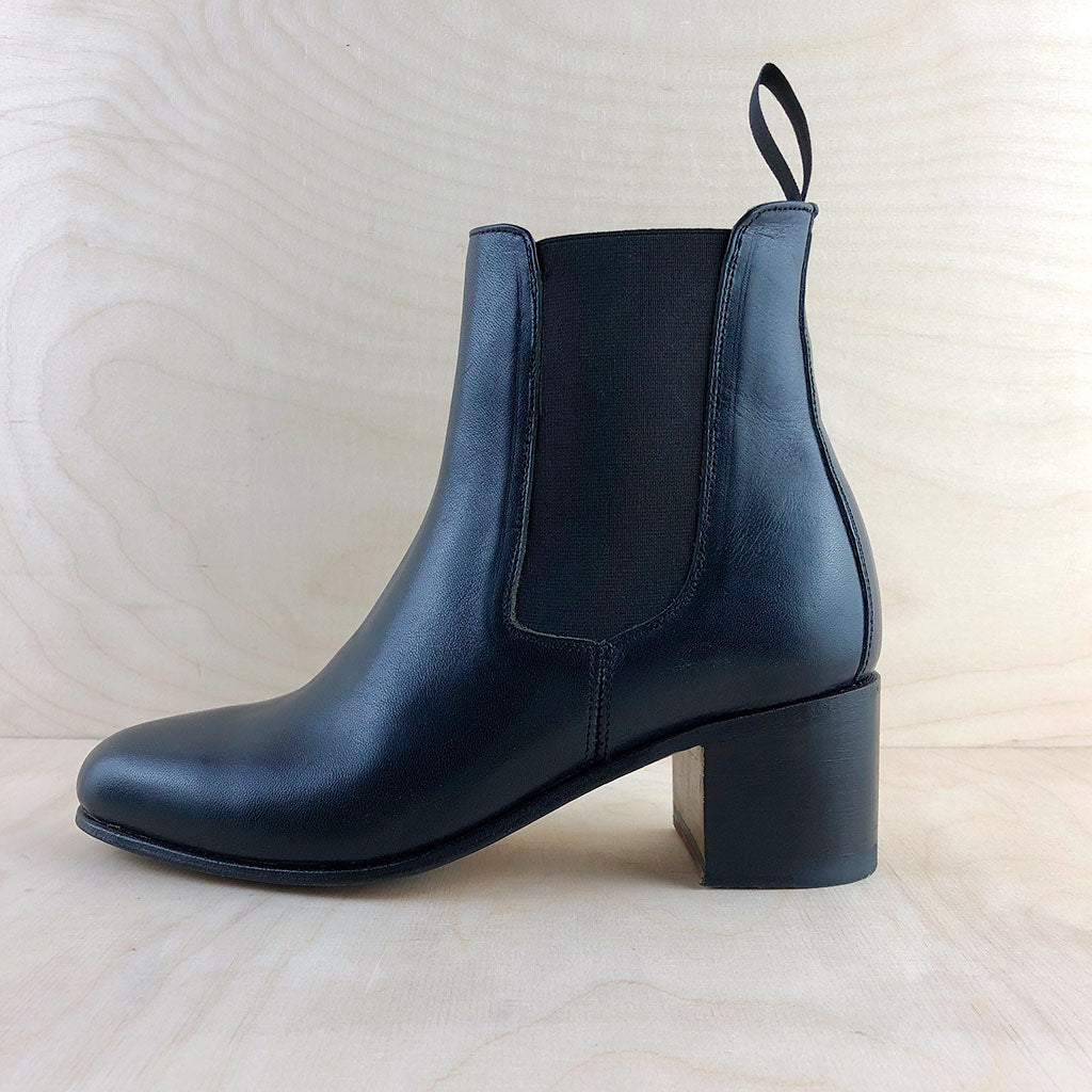 Chelsea Boots mit Blockabsatz