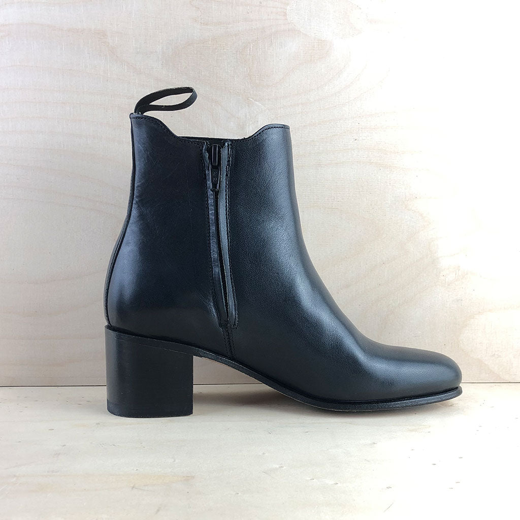 Chelsea Boots mit Blockabsatz