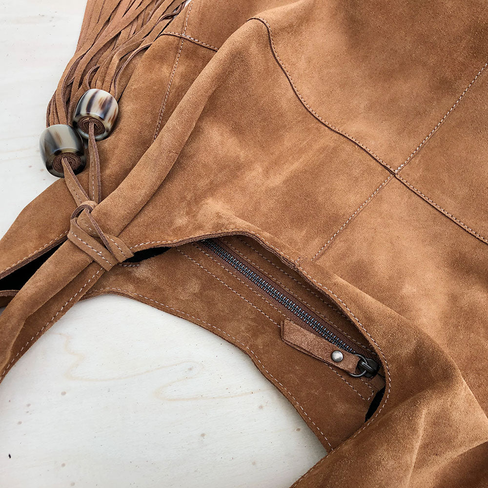 MEGHAN BAG - Veloursleder