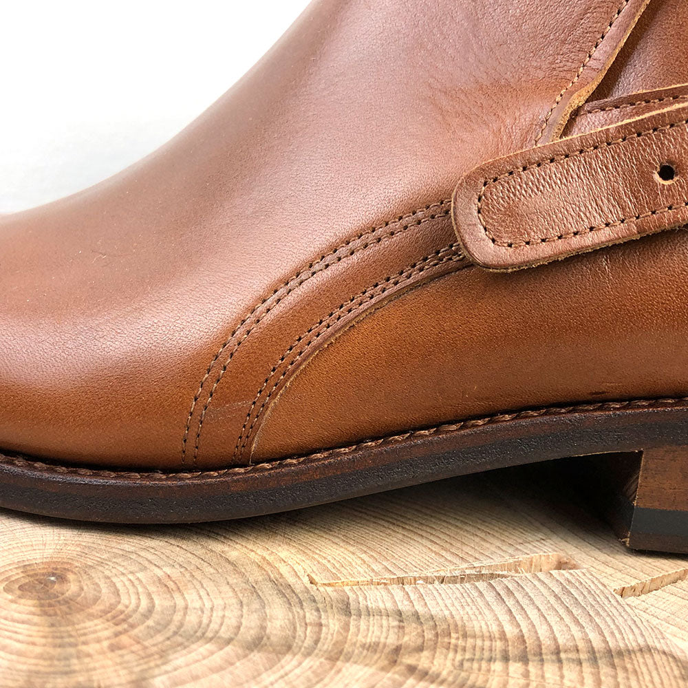Jodphur-Stiefeletten pflanzlich gegerbtes Leder vom Consorzio Vera Pelle Italiana Conciata al Vegetale