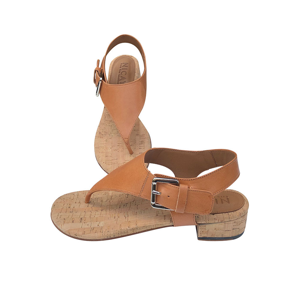 Sandalette PURE aus Glatteder