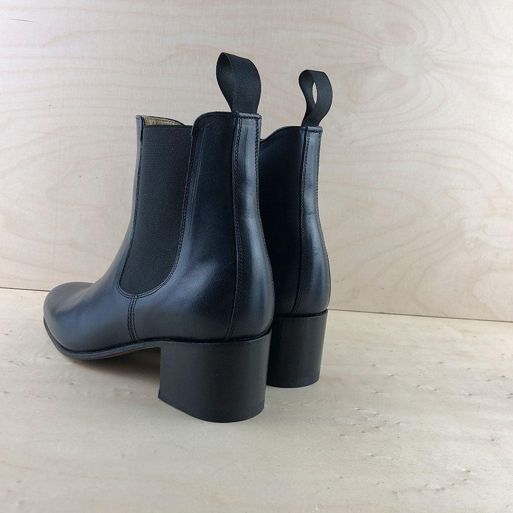 Chelsea Boots mit Blockabsatz