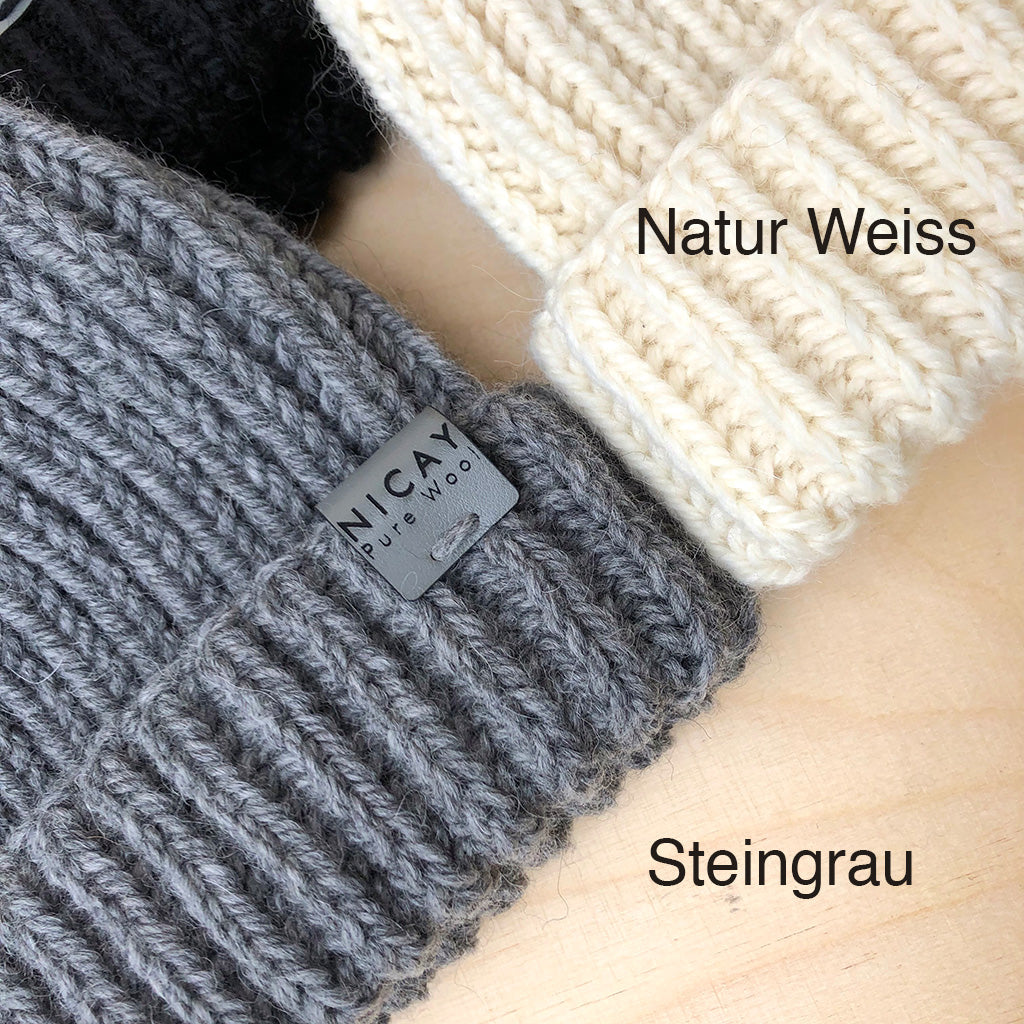 2 in 1: Unisex Mütze und Beanie ASPEN - in 9 Farben
