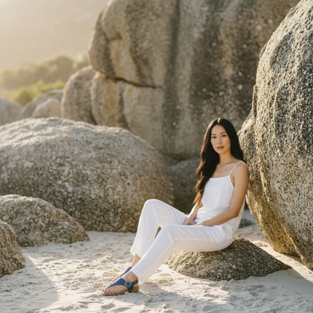 Sandalette CHELSEA aus Lachsleder